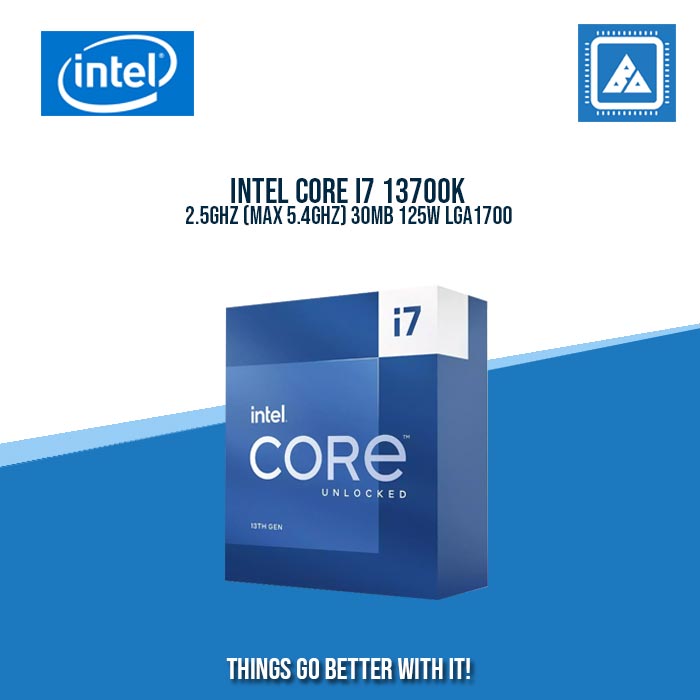 INTEL CORE I7 13700K 2.5GHZ (MAX 5.4GHZ) 30MB 125W LGA1700 INTEL CORE I7 13700K 2.5GHZ (MAX 5.4GHZ) 30MB 125W LGA1700